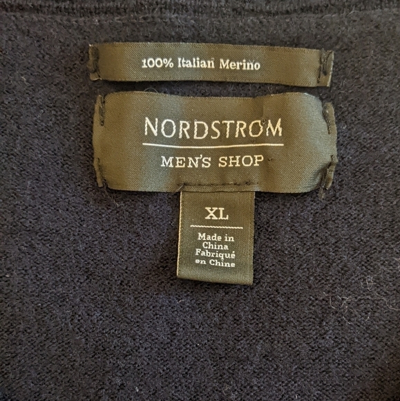 Nordstrom Men's Shop Italian Merino Wool Sweater XL - Picture 10 of 10